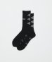 画像1: BAL       UMBRO JACQUARD SOCKS・black (1)