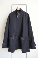 fluss       floating pocket blouson・black