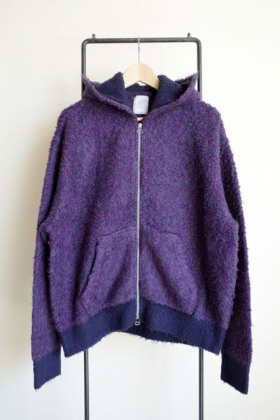 画像2: fluss       teddy zip up hoodie