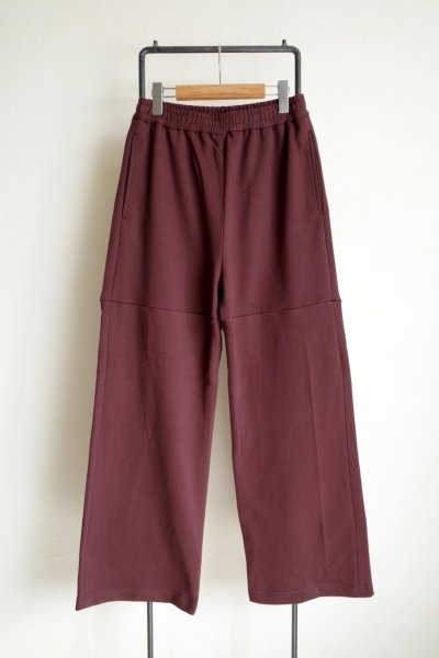 画像1: renewces       "bicolor 2 materials combi pants"・brick brown×brick brown