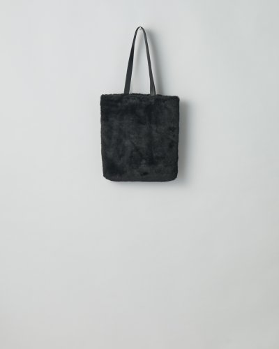 画像1: ssstein         ACRYLIC FUR TOTE BAG・BLACK