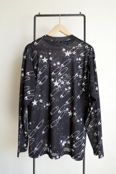 画像2: WATARU TOMINAGA       powernet long sleeve T-shirt・safety pin&star