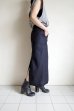 画像12: BELPER        OVERLAP STRAIGHT SKIRT・navy