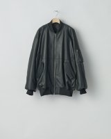 ssstein         LEATHER FLIGHT JACKET・BLACK