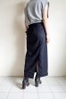 画像13: BELPER        OVERLAP STRAIGHT SKIRT・navy