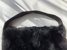 他の写真1: ssstein         SHEEP FUR FLAP SHOULDER BAG・BLACK×BLACK