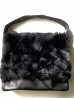 画像8: ssstein         SHEEP FUR FLAP SHOULDER BAG・BLACK×BLACK