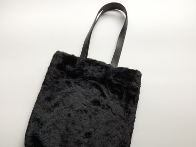 画像2: ssstein         ACRYLIC FUR TOTE BAG・BLACK