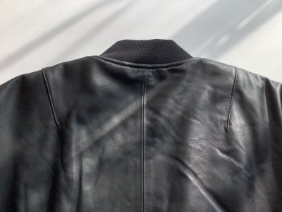 画像2: ssstein         LEATHER FLIGHT JACKET・BLACK