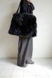 画像12: ssstein         SHEEP FUR FLAP SHOULDER BAG・BLACK×BLACK