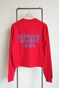 renewces       "The type2 LONG SLEEVE T-sh"・E.S.C red×navy