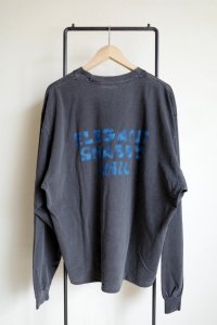 renewces       "The type2 BOX LONG SLEEVE T-sh"・E.S.C charcoal shadow×blue