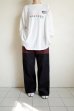 画像9: renewces       "bicolor 2 materials combi pants"・brick brown×dark navy