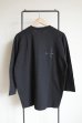 画像2: renewces       "The type2 BOX RAGLAN SLEEVE T-sh"・E.S.C black×black (2)