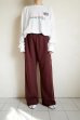 画像13: renewces       "bicolor 2 materials combi pants"・brick brown×brick brown