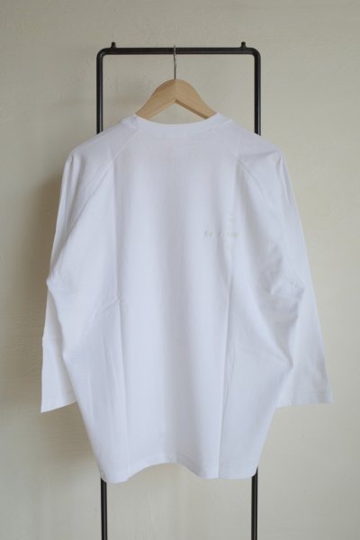 画像2: renewces       "The type2 BOX RAGLAN SLEEVE T-sh"・E.S.C white×off white