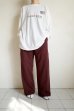 画像9: renewces       "bicolor 2 materials combi pants"・brick brown×brick brown