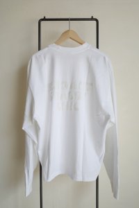 renewces       "The type2 BOX LONG SLEEVE T-sh"・E.S.C white×off white