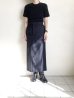 画像19: BELPER        OVERLAP STRAIGHT SKIRT・navy