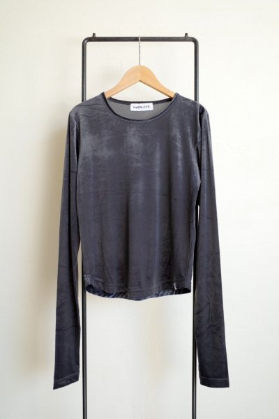 画像1: HeRIN.CYE       Velor cut tops・GRY