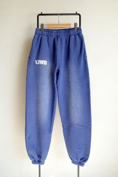 画像1: Y,IWO       Hardwear Washed Sweatpants・washed navy