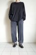 画像14: THE JEAN PIERRE       Pigmentdye Dove Sweat Trouser ・fade blk