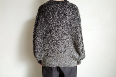 画像7: ssstein       GLITTER FUR KNIT GRADATION CREW NECK LS