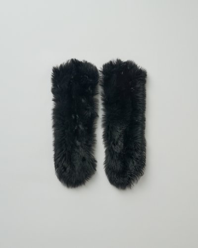 画像1: ssstein        SHEEP FUR ARM WARMER・BLACK