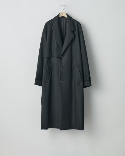 画像1: ssstein       LAY CHESTER COAT・BLACK