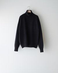 ssstein       EXTRA FINE WOOL WARM KNIT TURTLE NECK LS・BLACK