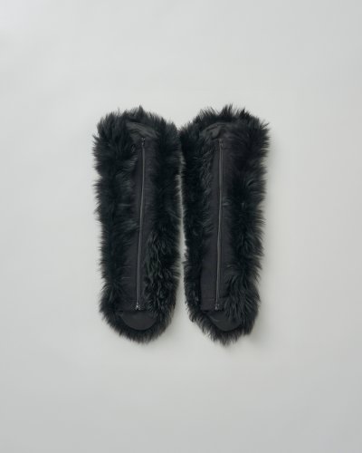 画像2: ssstein        SHEEP FUR ARM WARMER・BLACK