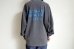 画像9: renewces       "The type2 BOX LONG SLEEVE T-sh"・E.S.C charcoal shadow×blue