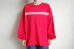 画像7: renewces       "a slightly different box silhouette long sleeve T-sh"・attack of youth RED