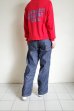 画像13: renewces       "The type2 LONG SLEEVE T-sh"・E.S.C red×navy