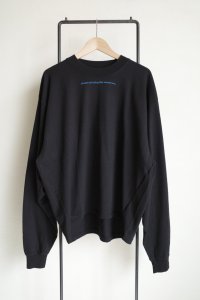 renewces       "The type2 BOX LONG SLEEVE T-sh"・E.S.C black×blue