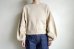 画像10: Mediam       Curve Sleeve Sweat Pullover・Beige