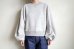 画像12: Mediam       Curve Sleeve Sweat Pullover・Gray