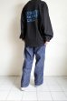 画像13: renewces       "The type2 BOX LONG SLEEVE T-sh"・E.S.C black×blue