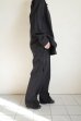 画像13: fluss       gathered flap pocket work shirts・black