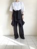 画像19: fluss       gathered flap pocket work shirts・black