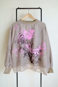 CILANDSIA  　chiffon sweat