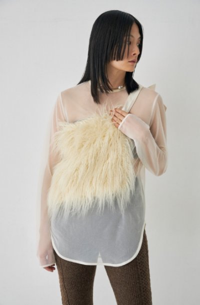 画像2: Mediam       Craft Fur Bag・IVORY