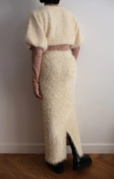 画像6: Mediam       Fringe Maxi skirt・IVORY