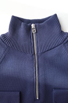 他の写真1: HeRIN.CYE       Half zip knit pullover・NAVY