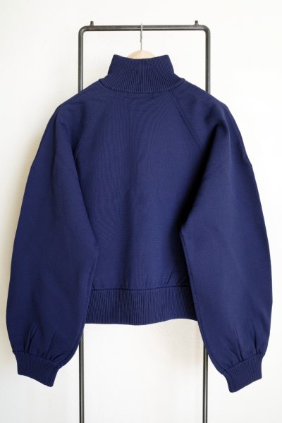 画像2: HeRIN.CYE       Half zip knit pullover・NAVY