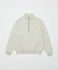 BAL       RUSSELL ATHLETIC HEAVY COTTON HALF ZIP・sand