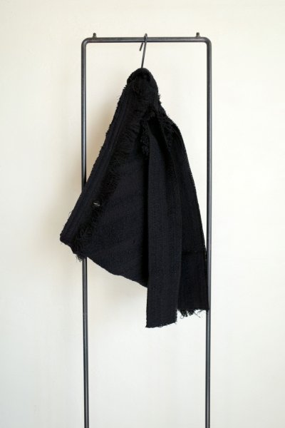 画像1: Fujimoto       Veiled My Tweed Wrap&Bag・BLACK