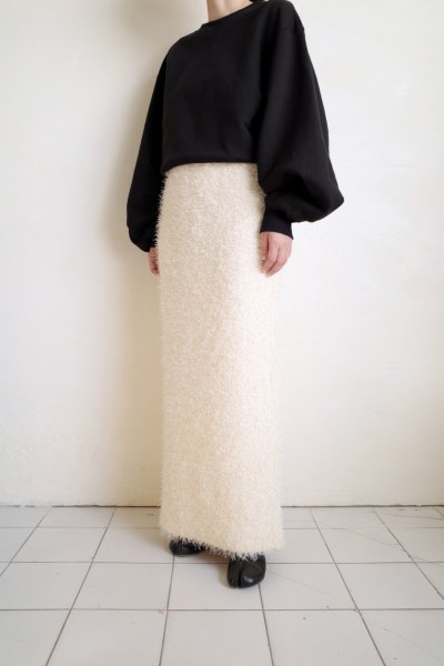 画像12: Mediam       Fringe Maxi skirt・IVORY