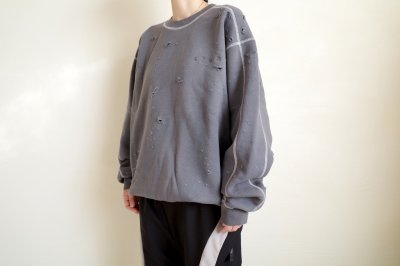 画像15: BAL       30%OFF  RUSSELL DISTRESSED ATHLETIC HEAVY COTTON CREW・charcoal gray