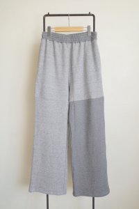 renewces       "bicolor combination pants"・l.grey×d.grey